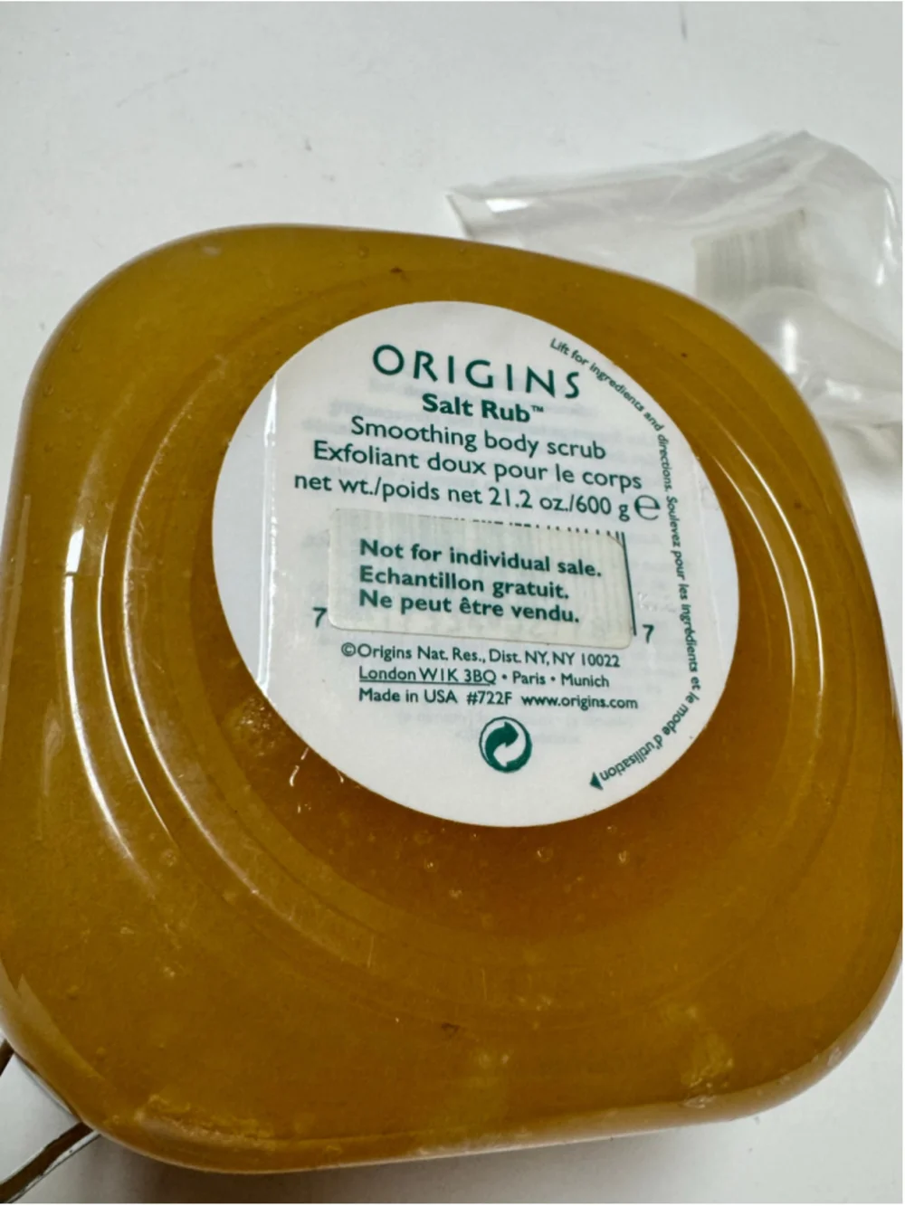 Origins Salt Rub Smoothing Body Scrub 21.2 oz 600g Very Hard To Find Read Desc